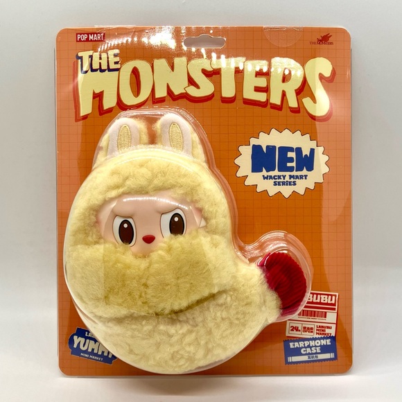 POP MART Accessories - Labubu The Monsters Wacky Mart Series Tempura Shrimp Plush Earphone Case